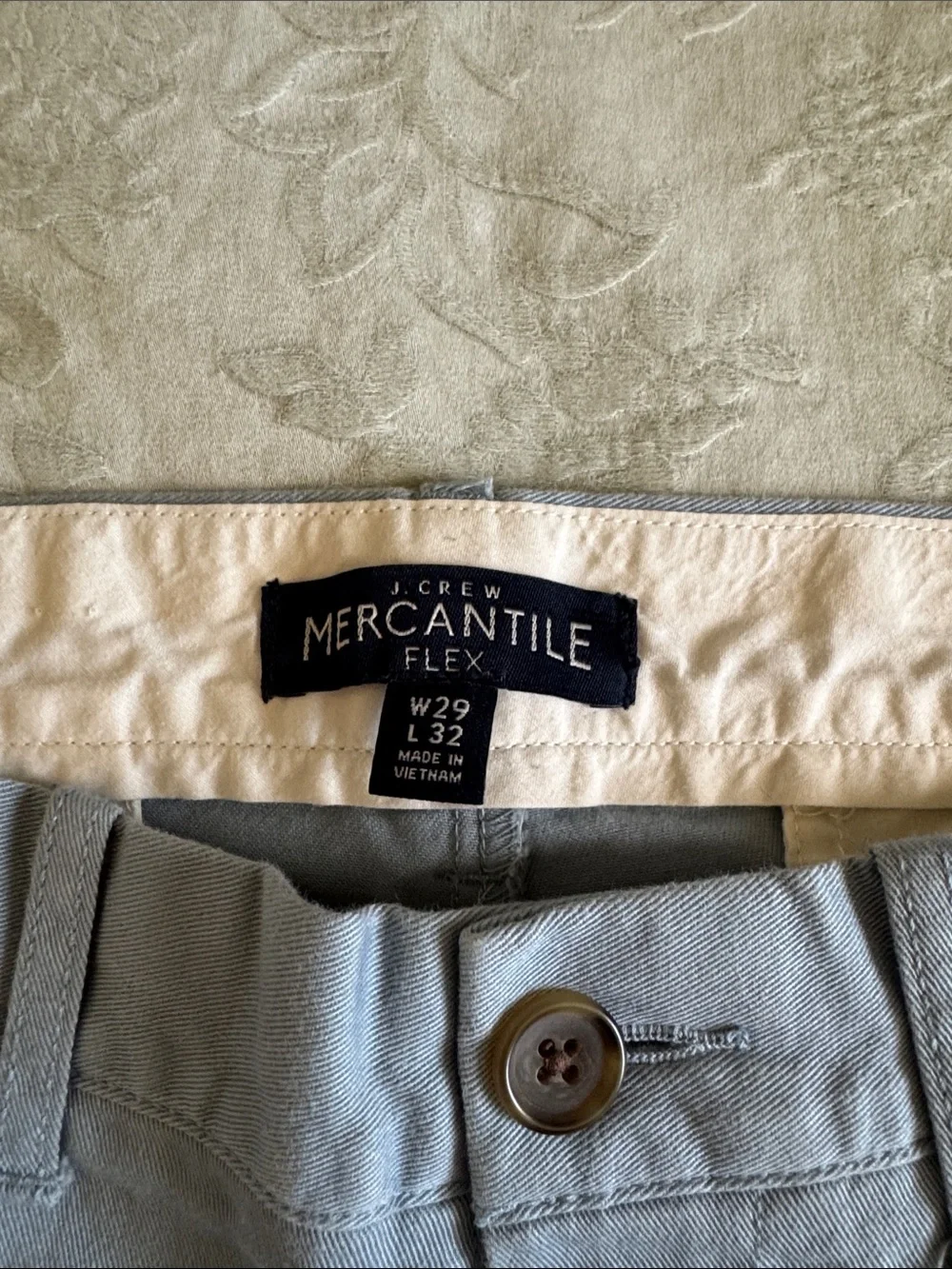 J. Crew Men's Light Blue Chino Pants